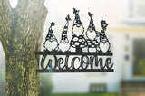 Gnome Welcome Sign Stake